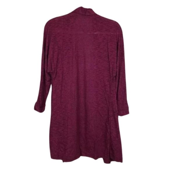 Rose Pink Open Front Cardigan - Picture 4 of 4